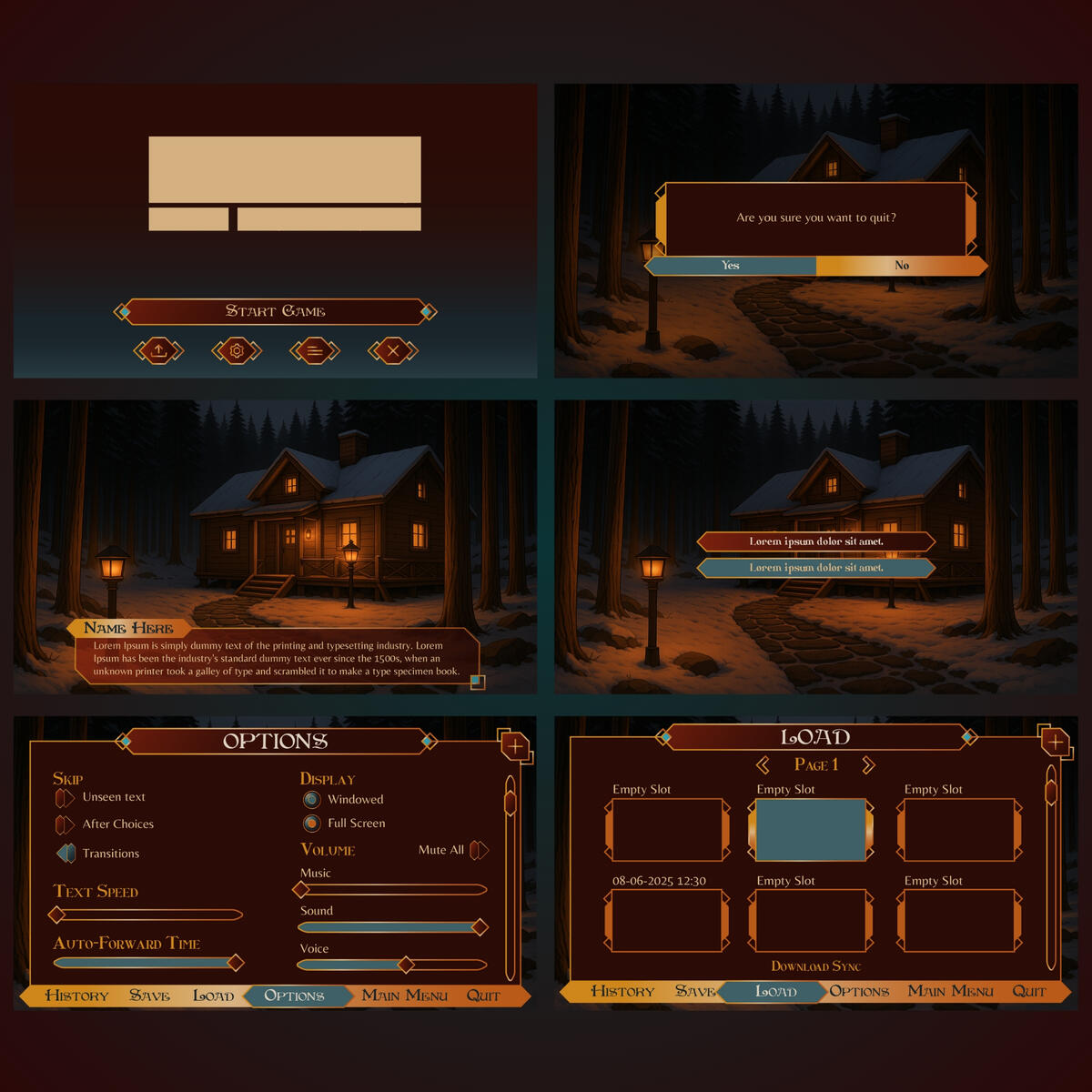 Simple Design (6 screens) 300usd